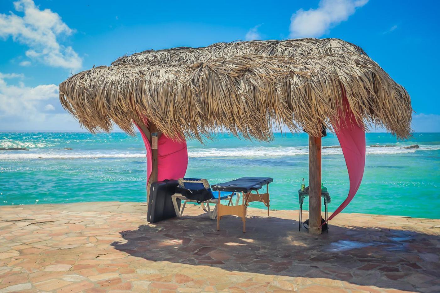 Villa Nomilou Beach Avec Acces Direct Plage Saint-Francois  Luaran gambar